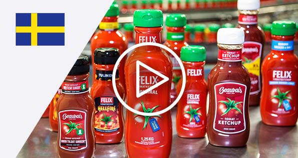 Orkla boosts ketchup production with support from Sidel